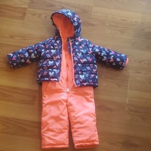 24 month snow jacket and bibs